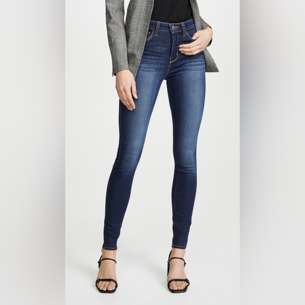 105 L'AGENCE Marguerite Skinny Jeans Raw Hem